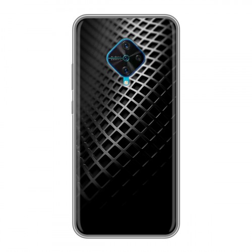 Дизайнерский силиконовый чехол для Vivo V17 Текстура металла