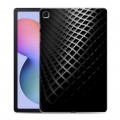 Дизайнерский силиконовый чехол для Samsung Galaxy Tab S6 Lite Текстура металла