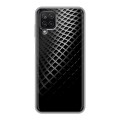 Дизайнерский пластиковый чехол для Samsung Galaxy A12 Текстура металла