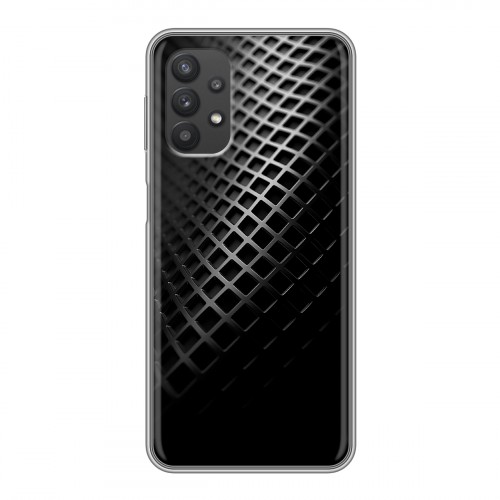 Дизайнерский силиконовый чехол для Samsung Galaxy A32 Текстура металла