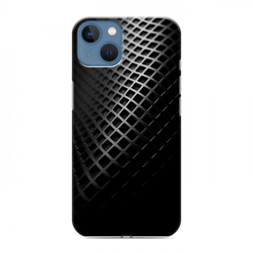 Дизайнерский силиконовый чехол для Iphone 13 Текстура металла