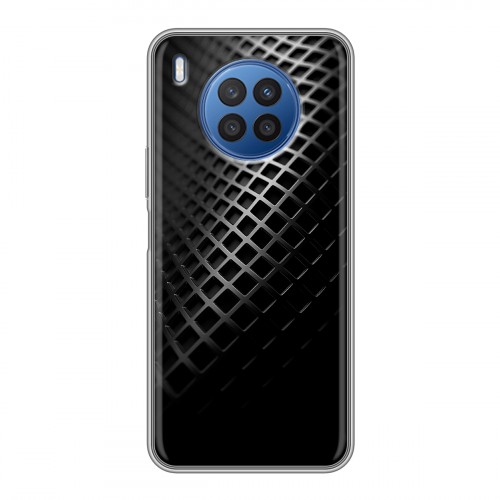 Дизайнерский силиконовый чехол для Huawei Nova 8i Текстура металла