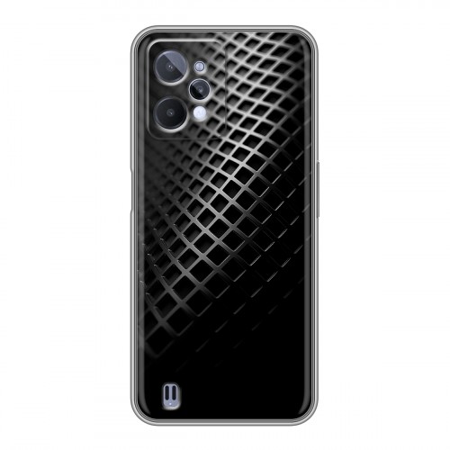 Дизайнерский силиконовый чехол для Realme C31 Текстура металла