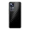 Дизайнерский силиконовый чехол для Xiaomi 12T Текстура металла