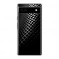 Дизайнерский силиконовый чехол для Google Pixel 6a Текстура металла