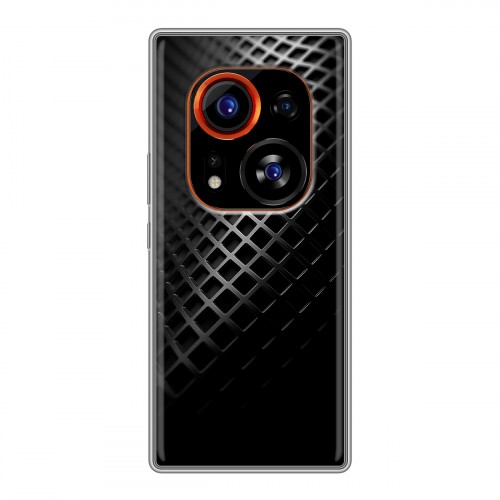 Дизайнерский силиконовый чехол для Tecno Phantom X2 Pro Текстура металла