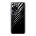 Дизайнерский силиконовый чехол для Huawei P60 Текстура металла