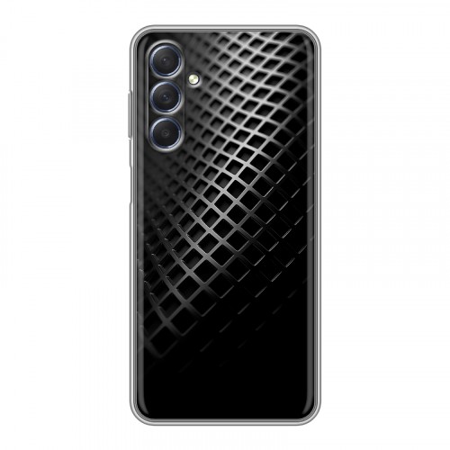 Дизайнерский силиконовый чехол для Samsung Galaxy M54 Текстура металла