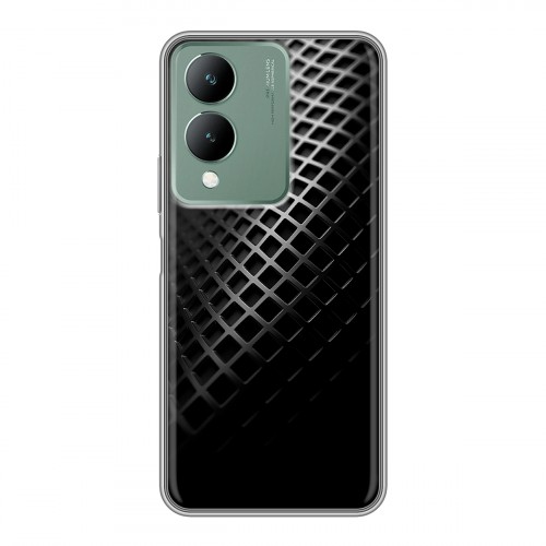 Дизайнерский силиконовый чехол для Vivo Y17s Текстура металла