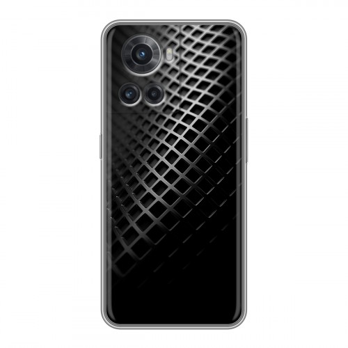 Дизайнерский силиконовый чехол для OnePlus Ace Текстура металла