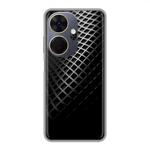 Дизайнерский силиконовый чехол для Itel P55 Plus Текстура металла