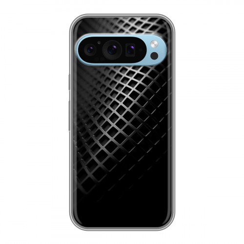Дизайнерский силиконовый чехол для Google Pixel 9 Текстура металла