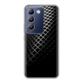 Дизайнерский пластиковый чехол для Vivo V30 Lite Текстура металла