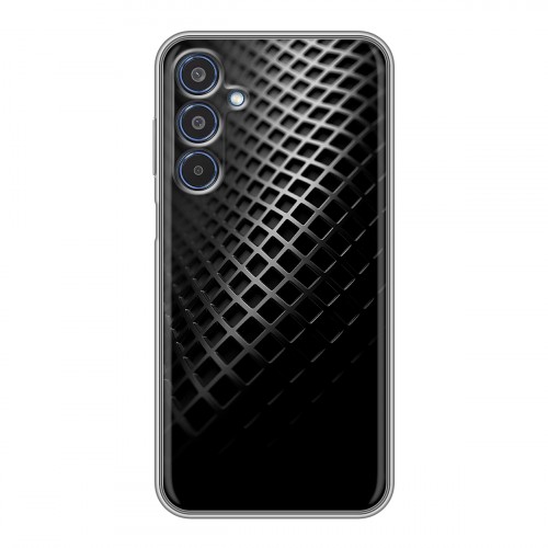 Дизайнерский силиконовый чехол для Samsung Galaxy M35 Текстура металла