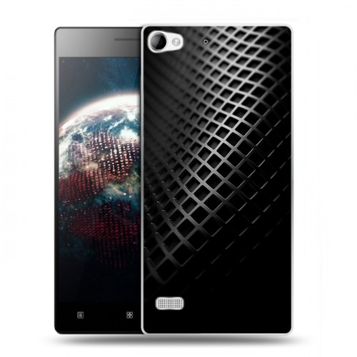 Дизайнерский пластиковый чехол для Lenovo Vibe X2 Текстура металла