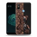 Дизайнерский силиконовый чехол для Xiaomi Mi A2 Луи робот