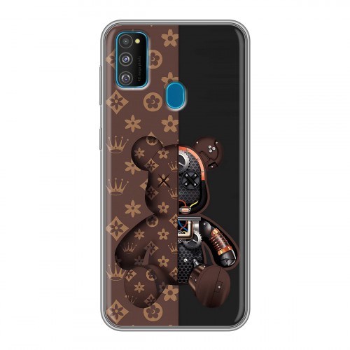 Дизайнерский силиконовый чехол для Samsung Galaxy M30s Луи робот