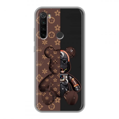 Дизайнерский силиконовый с усиленными углами чехол для Xiaomi RedMi Note 8T Луи робот