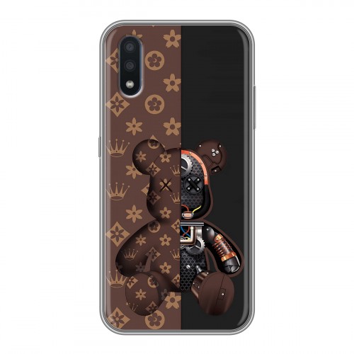 Дизайнерский силиконовый чехол для Samsung Galaxy M01 Луи робот