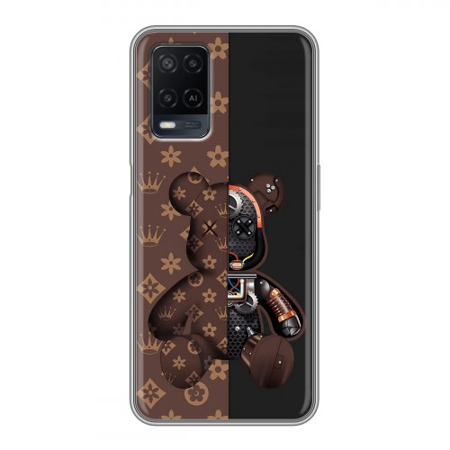 Дизайнерский силиконовый чехол для OPPO A54 Луи робот