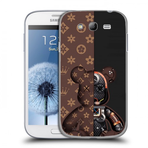 Дизайнерский пластиковый чехол для Samsung Galaxy Grand Луи робот