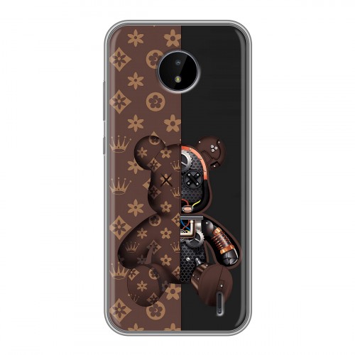 Дизайнерский силиконовый чехол для Nokia C20 Луи робот