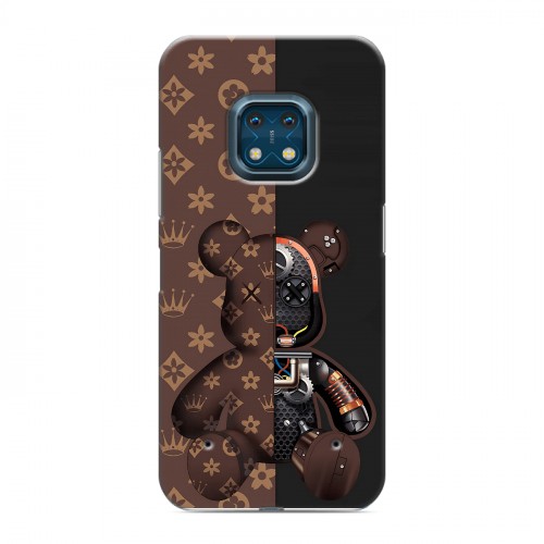 Дизайнерский силиконовый с усиленными углами чехол для Nokia XR20 Луи робот