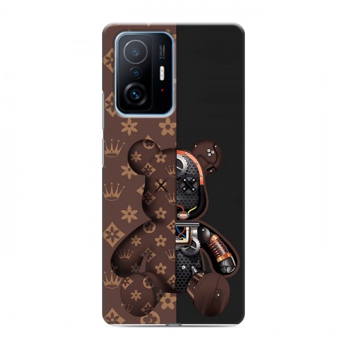 Дизайнерский силиконовый с усиленными углами чехол для Xiaomi 11T Луи робот