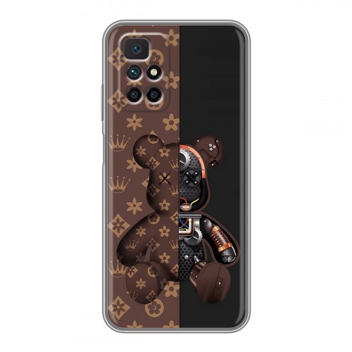 Дизайнерский силиконовый с усиленными углами чехол для Xiaomi Redmi 10 Луи робот