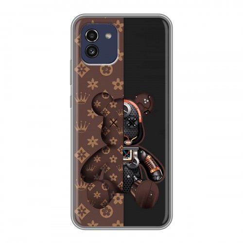 Дизайнерский силиконовый чехол для Samsung Galaxy A03 Луи робот