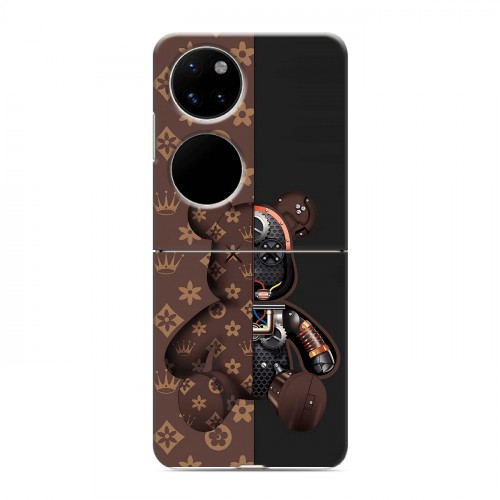 Дизайнерский пластиковый чехол для Huawei P50 Pocket Луи робот