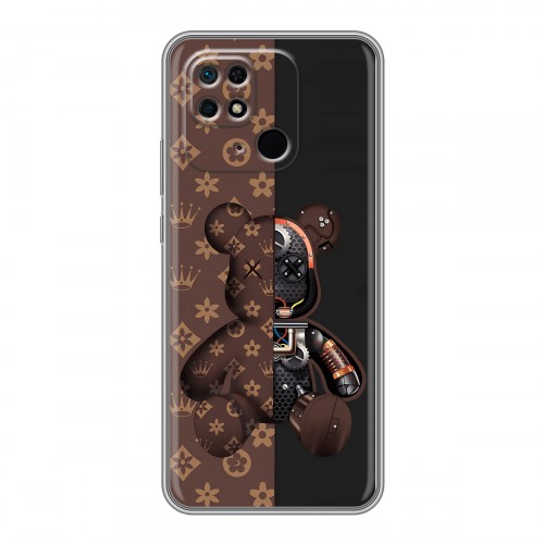 Дизайнерский силиконовый чехол для Xiaomi Redmi 10C Луи робот