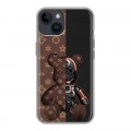 Дизайнерский силиконовый чехол для Iphone 14 Луи робот