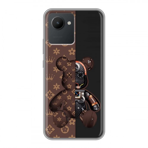 Дизайнерский силиконовый чехол для Realme C30 Луи робот