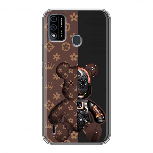 Дизайнерский силиконовый чехол для Itel A48 Луи робот