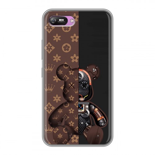 Дизайнерский силиконовый с усиленными углами чехол для Itel A25 Луи робот