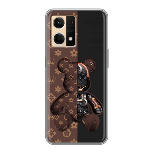 Дизайнерский силиконовый чехол для OPPO Reno7 Луи робот