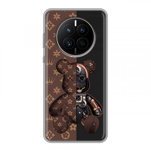 Дизайнерский силиконовый с усиленными углами чехол для Huawei Mate 50 Луи робот