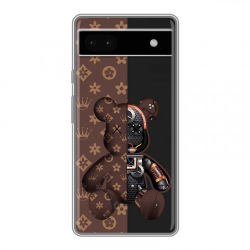 Дизайнерский силиконовый чехол для Google Pixel 6a Луи робот