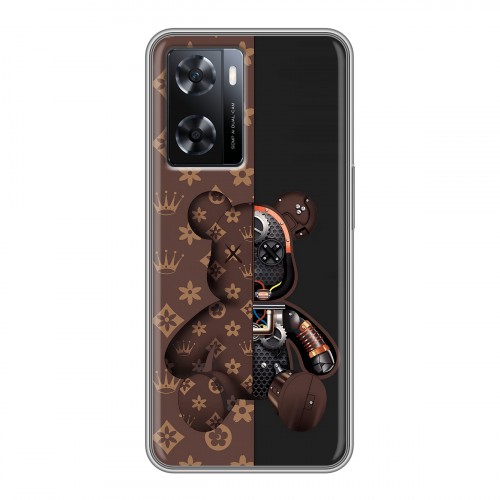 Дизайнерский силиконовый чехол для OPPO A57s Луи робот