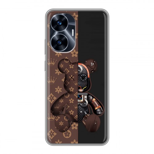 Дизайнерский силиконовый чехол для Realme C55 Луи робот