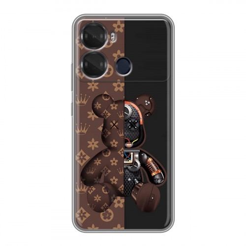 Дизайнерский силиконовый чехол для Itel P40 Луи робот