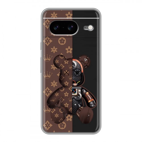 Дизайнерский силиконовый чехол для Google Pixel 8 Луи робот