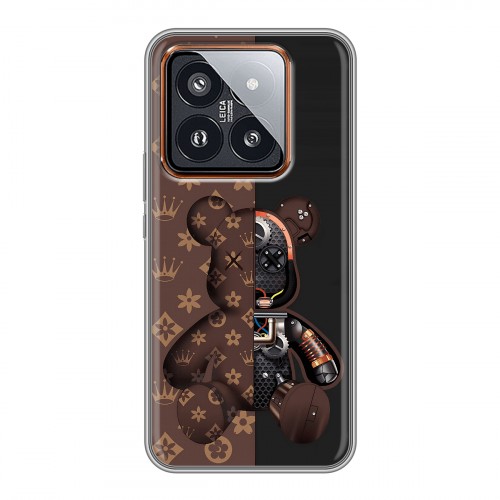 Дизайнерский силиконовый чехол для Xiaomi 14 Pro Луи робот