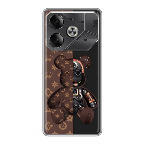 Дизайнерский силиконовый чехол для Tecno Pova 6 Луи робот