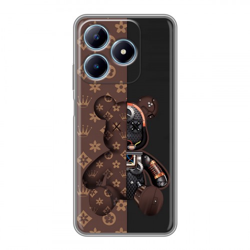 Дизайнерский силиконовый чехол для Realme C63 Луи робот