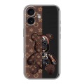 Дизайнерский пластиковый чехол для Iphone 16 Луи робот