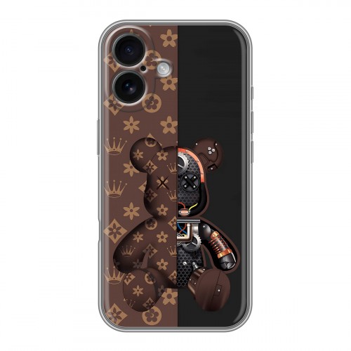 Дизайнерский силиконовый чехол для Iphone 16 Луи робот