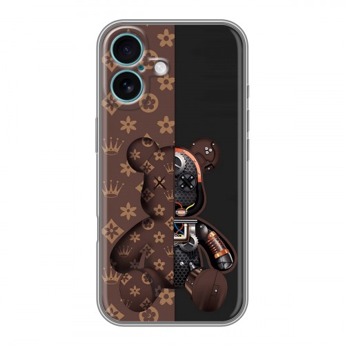 Дизайнерский силиконовый чехол для Iphone 16 Plus Луи робот