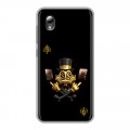 Дизайнерский силиконовый чехол для ZTE Blade A3 (2019) Золотой скрудж макдак